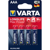 Varta Longlife Max Power AAA, Batterie 4 Stück, AAA