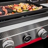 Weber Slate GPD Premium Plancha, 76cm, Gasgrill schwarz/silber