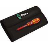 Wera Kraftform Kompakt VDE 16 extra slim 1 Tool Finder, 16-teilig, Schraubendreher rot/gelb, inkl. Steckgriff, Phasenprüfer, VDE-Wechselklingen