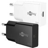 goobay USB-C PD GaN Schnellladegerät Slim (30 W) weiß