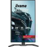 iiyama G-Master GB2471HSU-B1 Red Eagle, Gaming-Monitor 60.5 cm (23.8 Zoll), schwarz (matt), FullHD, Fast-IPS, HDMI, DP, G-Sync komp., USB-Hub, 240Hz Panel