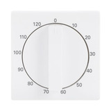 0 Zentralscheibe Bedienelement, Zeitschaltuhr weiß, Retail