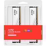 ADATA DIMM 16 GB DDR5-5600 (2x 8 GB) Dual-Kit, Arbeitsspeicher weiß, AX5U5600C468G-DTLABWH, XPG Lancer Blade, INTEL XMP, AMD EXPO