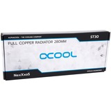 Alphacool NexXxoS ST30 Full Copper 280mm Radiator V.2 - White Special Edition 280mm weiß/schwarz