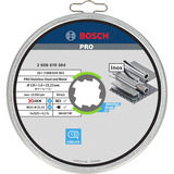 Bosch X-LOCK Trennscheibe Standard for Inox, Ø 125mm 10 Stück, Bohrung 22,23mm, WA 60 T BF, gerade