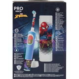 Braun Oral-B Vitality Pro 103 Kids Spiderman mit Reiseetui, Elektrische Zahnbürste blau/weiß
