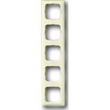 Busch-Jaeger Rahmen fünffach für Kanalabdeckungen weiß, Retail