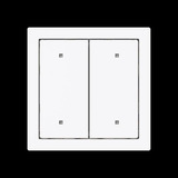 Busch-Jaeger Wippe für Elektroniktaster 2-fach weiß, Retail