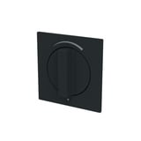 Busch-Jaeger Zentralscheibe Lautstärkepegel 1740 Drehknopf 03-45M, Lautstärkeregler schwarz, Retail