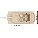 COBI Abrams M1A2, Konstruktionsspielzeug Maßstab 1:72