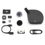 DJI Mic 3 , Mikrofon schwarz, (1 Sender + 1 Empfänger)