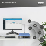 Digitus 24-Port Gigabit DN-95359 PoE-Switch 