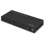 Digitus 4K HDMI Videowand-Controller, 4 Displays, HDMI Splitter schwarz, mit Fernbedienung