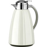 Emsa CAMPO Isolierkanne, 1 Liter weiß/edelstahl, QUICK TIP Verschluss