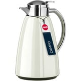 Emsa CAMPO Isolierkanne, 1 Liter weiß/edelstahl, QUICK TIP Verschluss