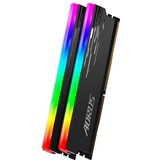 GIGABYTE DIMM 16 GB DDR4-3333 (2x 8 GB) Dual-Kit, Arbeitsspeicher schwarz, GP-ARS16G33, AORUS RGB, INTEL XMP