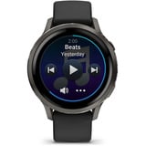 Garmin Venu 4 - 41 mm, Smartwatch schwarz/schiefergrau, Silikon-Armband in grau
