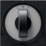 Gira Abdeckung Knebel Zeitschalter schwarz, Retail