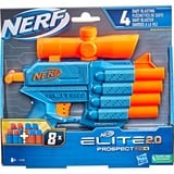 Hasbro Nerf Elite 2.0 Prospect QS-4, Nerf Gun blaugrau/orange