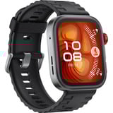 Huawei Watch Fit 4 Pro (Seiya-B29F), Smartwatch schwarz, schwarzes Fluorelastomer-Armband