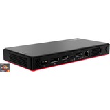 Lenovo ThinkCentre M75n Nano (11BS0001GE), Mini-PC schwarz/rot, Windows 10 Pro 64-Bit