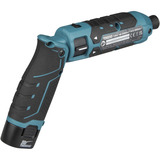 Makita Akku-Knickschlagschrauber TD023DSE, 7,2 Volt blau/schwarz, 2x Li-Ionen Akku 1,5Ah
