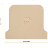 Ooni Pizzastein für Ooni Koda 16 beige