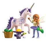 PLAYMOBIL 71843 Magic Unicorns: Sammeleinhorn Glückslavendel mit Fee, Konstruktionsspielzeug 