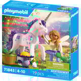 PLAYMOBIL 71843 Magic Unicorns: Sammeleinhorn Glückslavendel mit Fee, Konstruktionsspielzeug 