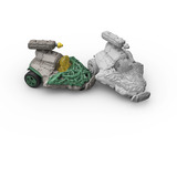 Schleich Eldrador Creatures Dschungel Düsenjet Fahrzeug mit Mini Cretaure, Spielfigur 