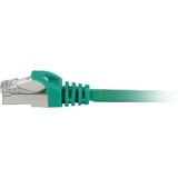 Sharkoon Patchkabel SFTP, RJ-45, mit Cat.7a Rohkabel grün, 2 Meter