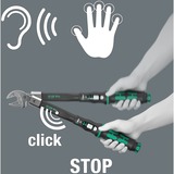 Wera Drehmomentschlüssel für Einsteckwerkzeuge Click-Torque X 7 schwarz/grün, mit Einsteck-Vierkant 14x18mm