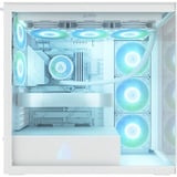 ARCTIC Xtender VG , Tower-Gehäuse weiß, Tempered Glass x 2 (klar)