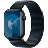 Apple Watch Series 9, Smartwatch dunkelblau/dunkelblau, Aluminium, 45 mm, Sport Loop
