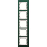 Busch-Jaeger Abdeckrahmen 5-fach, Abdeckung grün, Retail