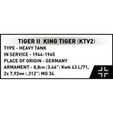 COBI Tiger II Königstiger (KTV2), Konstruktionsspielzeug 