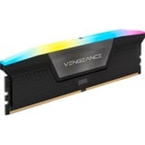 Corsair DIMM 64 GB DDR5-6400 (2x 32 GB) Dual-Kit, Arbeitsspeicher schwarz, CMH64GX5M2B6400C32, Vengeance RGB, INTEL XMP
