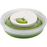 Emsa BASIC Falt-Salatschleuder, Schüssel grün/transparent