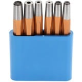 GEDORE Nietzieher- und Nietkopfsetzer-Satz, Nietwerkzeug 6-teilig