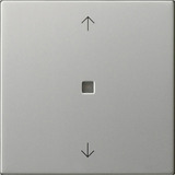 Gira Funk Bedienaufsatz mit Pfeilsymbolen aus Metall, Bedienteil edelstahl, Retail