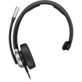 HP Poly Mission 615 Mono-USB-Headset (kabelgebunden) BULK schwarz, USB Type-C und Type-A, PU-Leder-Ohrpolster (Oberflächenmaterial)