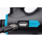 Hazet HD Videoendoskop Satz mit 360° Schwenksonde Ø 3,9mm, 4-teilig, Inspektionskamera schwarz/blau, Foto- / und Videoaufnahme via App