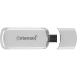 Intenso FLASH LINE 64 GB, USB-Stick weiß, USB-C 3.2 Gen 1