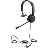 Jabra Evolve 20 SE, Headset schwarz, Microsoft Teams-Version, USB-C und USB-A, Mono