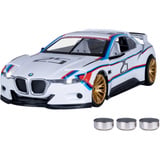 Jamara BMW 3.0 CSL Hommage R Diecast, Modellfahrzeug weiß, Maßstab 1:24, inkl. Knopfzellen