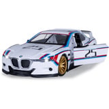 Jamara BMW 3.0 CSL Hommage R Diecast, Modellfahrzeug weiß, Maßstab 1:24, inkl. Knopfzellen