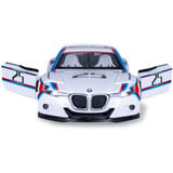 Jamara BMW 3.0 CSL Hommage R Diecast, Modellfahrzeug weiß, Maßstab 1:24, inkl. Knopfzellen