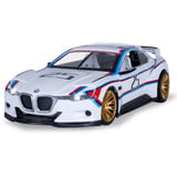 Jamara BMW 3.0 CSL Hommage R Diecast, Modellfahrzeug weiß, Maßstab 1:24, inkl. Knopfzellen