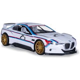 Jamara BMW 3.0 CSL Hommage R Diecast, Modellfahrzeug weiß, Maßstab 1:24, inkl. Knopfzellen