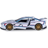 Jamara BMW 3.0 CSL Hommage R Diecast, Modellfahrzeug weiß, Maßstab 1:24, inkl. Knopfzellen
